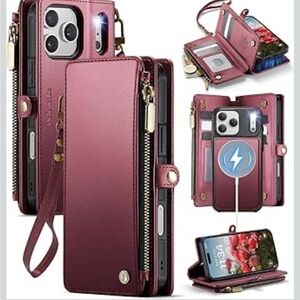 Defencase IPhone 17 Case Wallet With RID Blocking Card holder 176.3"/ 783-lb2